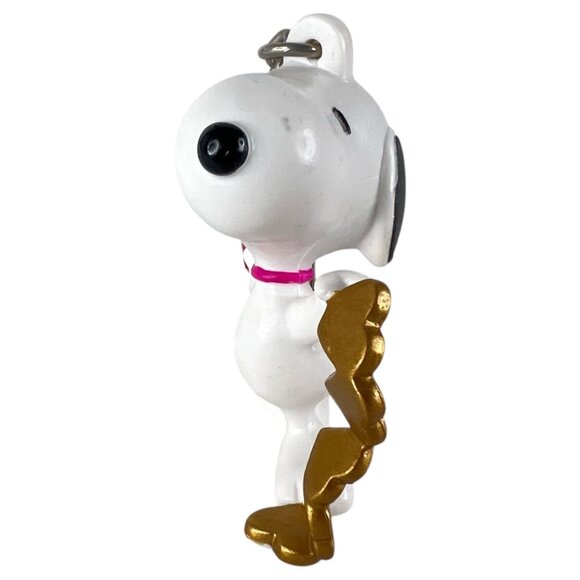 VTG Peanuts Snoopy figure Valentine Keychain Valentines Day Cutting Out Hearts - Picture 5 of 7
